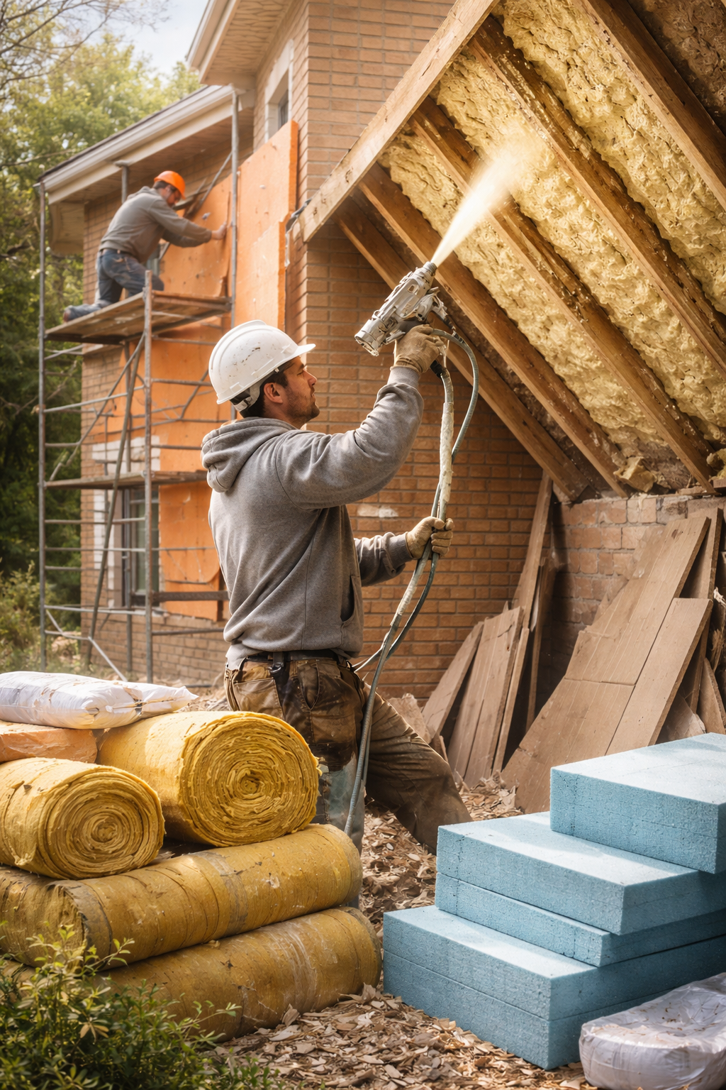 Утепление домов в Белгороде под ключ от 4363 руб/м2 | Профессионально — ТепломастерБлг