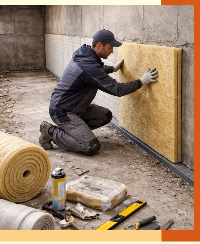 Утепление фундамента изнутри в Белгороде от 4363 руб./м2 — работы под ключ | ТепломастерБлг